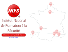 Tablet Screenshot of infs.fr